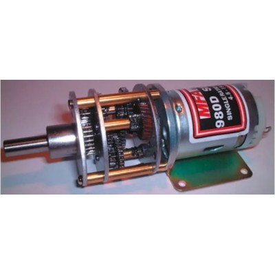 RS PRO Brushed Geared DC Geared Motor, 7.9 W, 12V dc, 59 Ncm Torque, 13 rpm, 6 mm Shaft Diameter 420-643