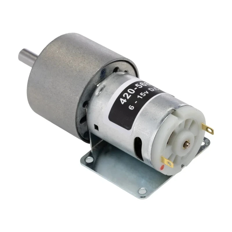 RS PRO Brushed Geared DC Geared Motor 7.9W 15V DC 29Ncm Torque 210rpm 6mm Shaft Diameter 420-568