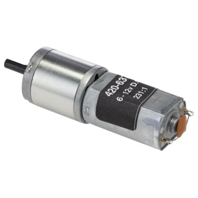 RS PRO Brushed Geared DC Geared Motor, 1.5 W, 12V dc, 25 Ncm Torque, 29 rpm, 4 mm Shaft Diameter 420-637