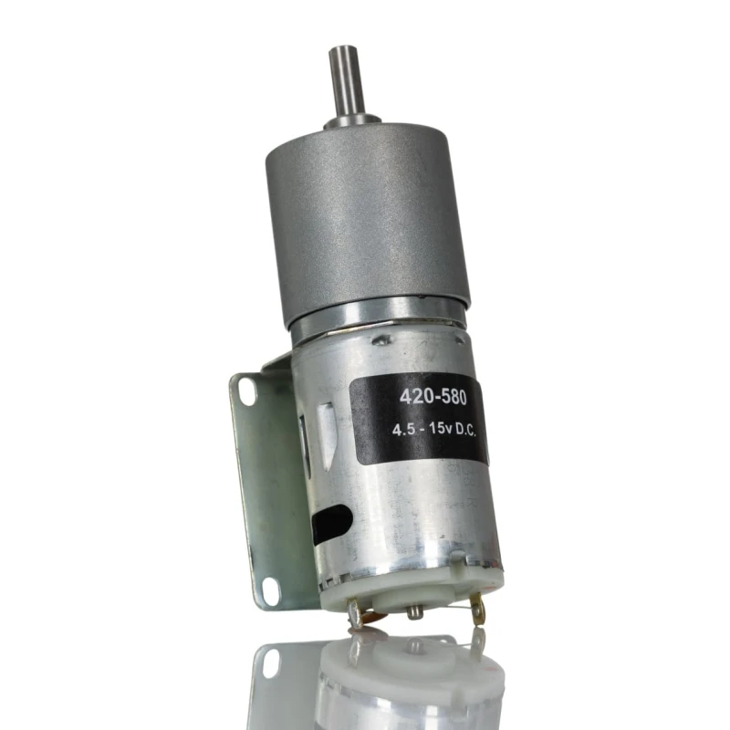 RS PRO Brushed Geared DC Geared Motor 12V dc 19.8W 59Ncm Torque 19 rpm 6 mm Shaft Diameter 420-580