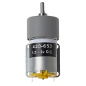 RS PRO Brushed Geared DC Geared Motor, 1.7 W Power, 3 V dc Voltage, 12 Ncm Torque, 29 RPM Speed, 4 mm Shaft 420-653