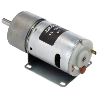 RS PRO Brushed Geared DC Geared Motor 19.8 W 12V dc 10 Ncm Torque 2008 rpm 6 mm Shaft Diameter 420-675