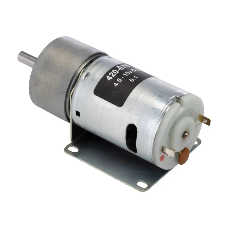 RS PRO Brushed Geared DC Geared Motor 19.8 W 12V dc 10 Ncm Torque 2008 rpm 6 mm Shaft Diameter 420-675
