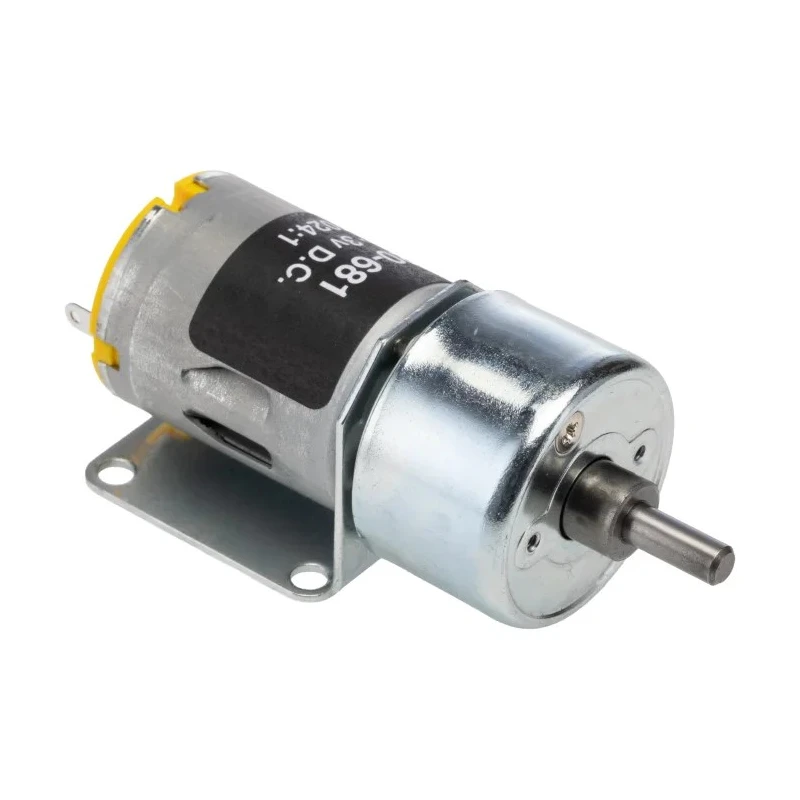 RS PRO Brushed Geared DC Geared Motor, 1.71W Power, 3V DC Voltage, 15 Ncm Torque, 7 RPM, 4mm Shaft Diameter Model 420-681