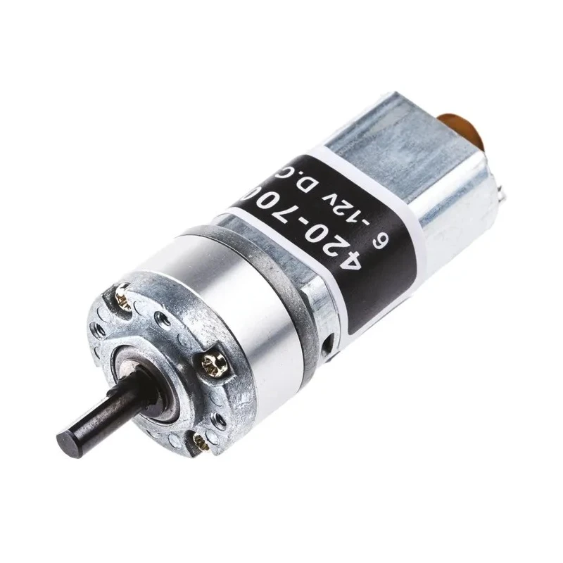 RS PRO Brushed Planetary Geared DC Motor 1.5 W 12V DC 24 mNm Torque 1675 RPM 4 mm Shaft Diameter 420-700