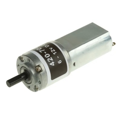 RS PRO Brushed Geared DC Geared Motor, 1.5 W, 12V DC, 20 Ncm, 76 RPM, 4 mm Shaft Diameter 420-704