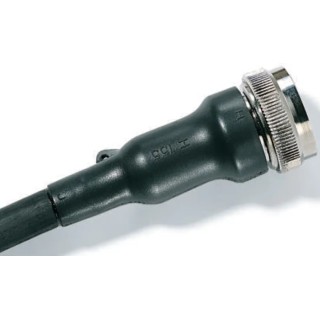 HellermannTyton Heat Shrink Boot Straight 150 Black Fluid Resistant Elastomer 25 mm 401-53880 153-42-G-PO-X-BK