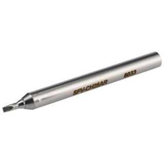 Metcal Soldering Iron Tip SxV 2.5 mm Chisel 13.4 mm Length Compatible with MFR-1120, PS-900, MFR-2220, MFR-2222 SFV-CH25A