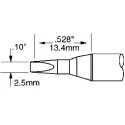 Metcal Soldering Iron Tip SxV 2.5 mm Chisel 13.4 mm Length Compatible with MFR-1120, PS-900, MFR-2220, MFR-2222 SFV-CH25A