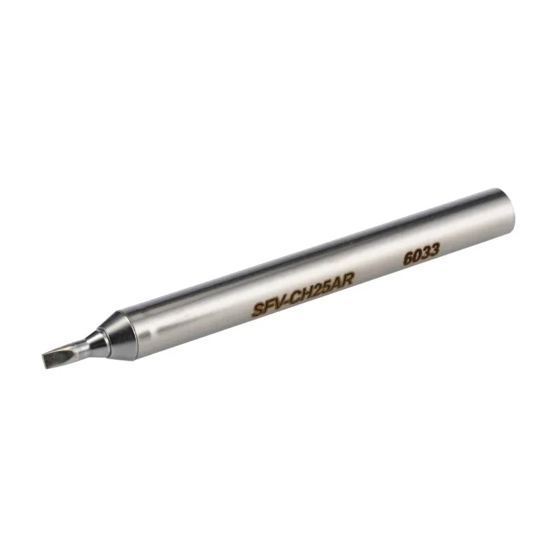 Metcal Soldering Iron Tip SxV 2.5 mm Chisel 13.4 mm Length Compatible with MFR-1120, PS-900, MFR-2220, MFR-2222 SFV-CH25A
