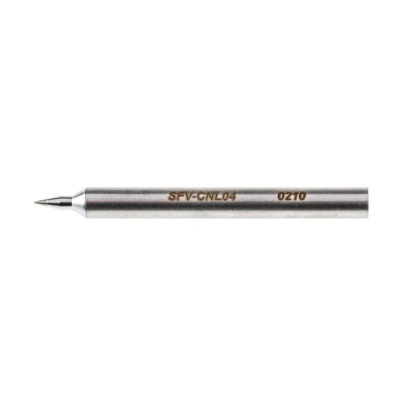 Metcal Soldering Iron Tip, 0.4 mm Tip Width, 13.6 mm Tip Length, Conical SFV-CNL04
