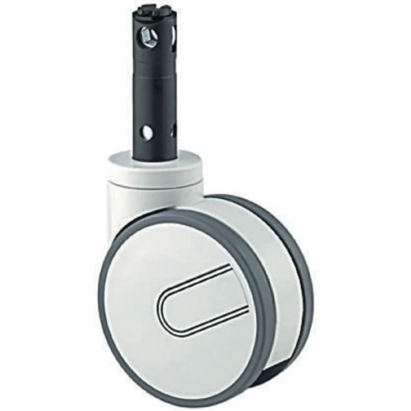 Tente Swivel Castor with Polyurethane Wheel, 125 mm Diameter, 125 kg Load Capacity, Zinc Plated Steel 2944 UAP 125 R26-28D