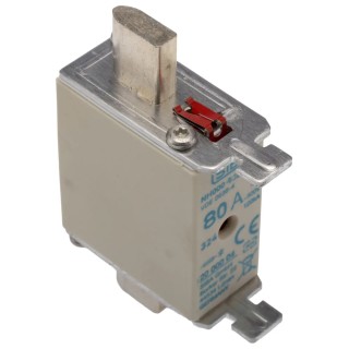 SIBA 80A NH Fuse NH000 500V AC High Breaking Capacity Blade Tag Fuse NH000 Series 20-000 NH000