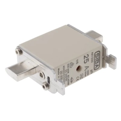 SIBA 25A NH Fuse NH000 500V ac 