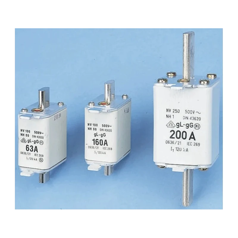 SIBA 40A NH Fuse NH000 500V AC High Rupture Capacity Blade Tag FF Speed NH000 NH000 