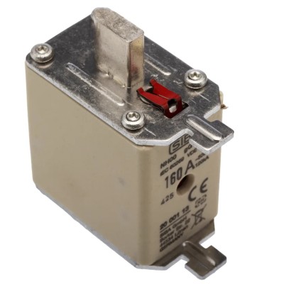 SIBA 160A NH Fuse NH00 500V AC High Rupture Capacity with Combination Indicator NH00