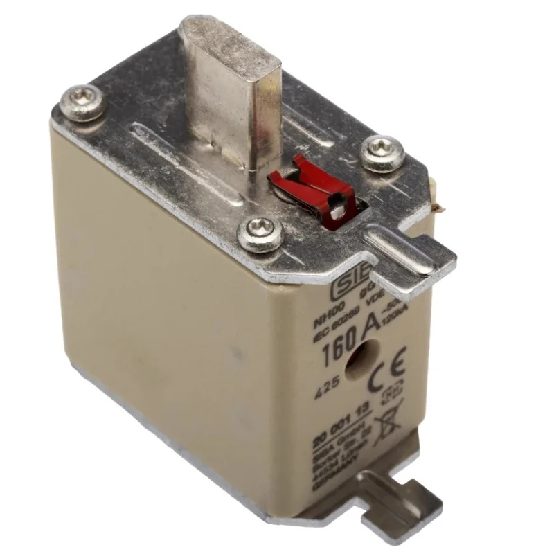 SIBA 160A NH Fuse NH00 500V AC High Rupture Capacity with Combination Indicator NH00