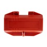 Brady Red 4-Lock Lockout Polypropylene Electrical Plug Lockout 220/550V with Danger PLUG LOCKOUT 220/550V W/ DANGER LABELS