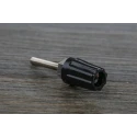 RS PRO Black 16A Binding Post with Brass Contacts and Nickel Plated 423-201
