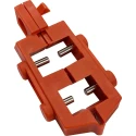 RS PRO Red 1-Lock Lockout Nylon Circuit Breaker Switch Lockouts, 7.14 mm SINGLE POLE CIRCUIT BREAKER EA