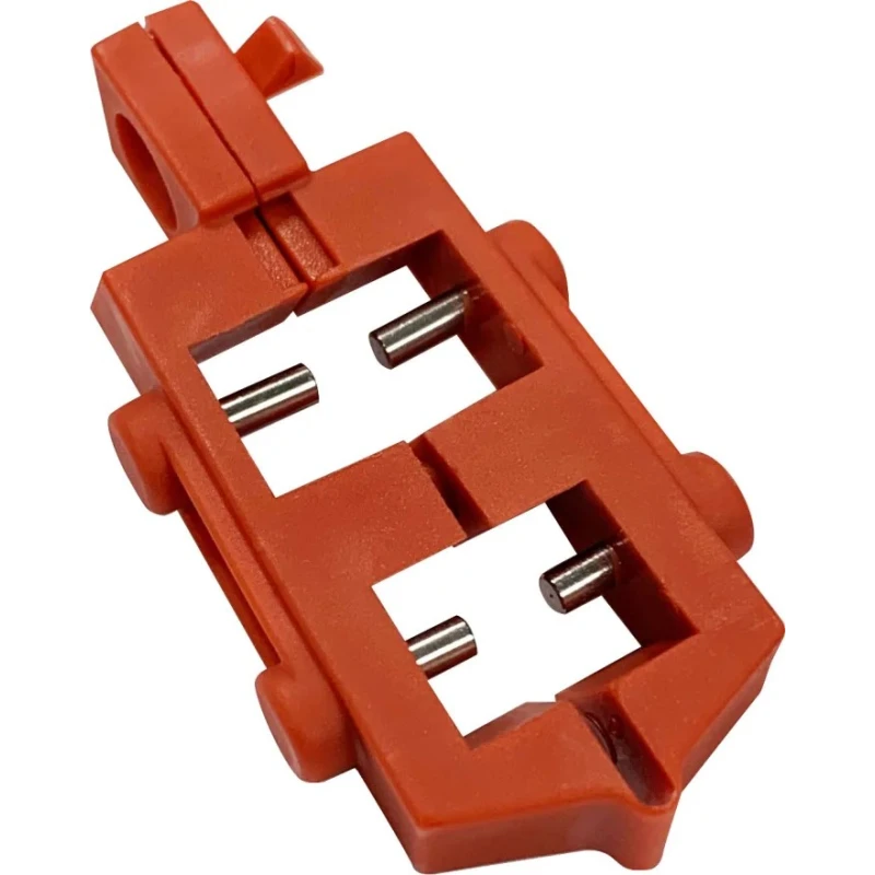 RS PRO Red 1-Lock Lockout Nylon Circuit Breaker Switch Lockouts, 7.14 mm SINGLE POLE CIRCUIT BREAKER EA