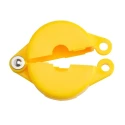 Brady Yellow 1-Lock Lockout Polypropylene Gate Valve Lockout, 9.53 mm GATE VALVE LOCKOUTS GVLO 1-2.5 YELLOW