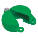 Brady Green 1-Lock Lockout Polypropylene Gate Valve Lockout 9.53 mm GATE VALVE LOCKOUTS GVLO 2.5-5 GREEN