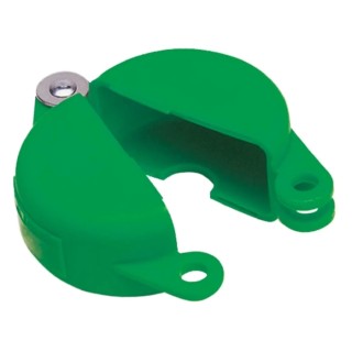 Brady Green 1-Lock Lockout Polypropylene Gate Valve Lockout 9.53 mm GATE VALVE LOCKOUTS GVLO 2.5-5 GREEN