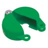 Brady Green 1-Lock Lockout Polypropylene Gate Valve Lockout 9.53 mm GATE VALVE LOCKOUTS GVLO 2.5-5 GREEN
