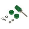 RS PRO Green 16A Binding Post with Brass Contacts and Nickel Plated 423-223