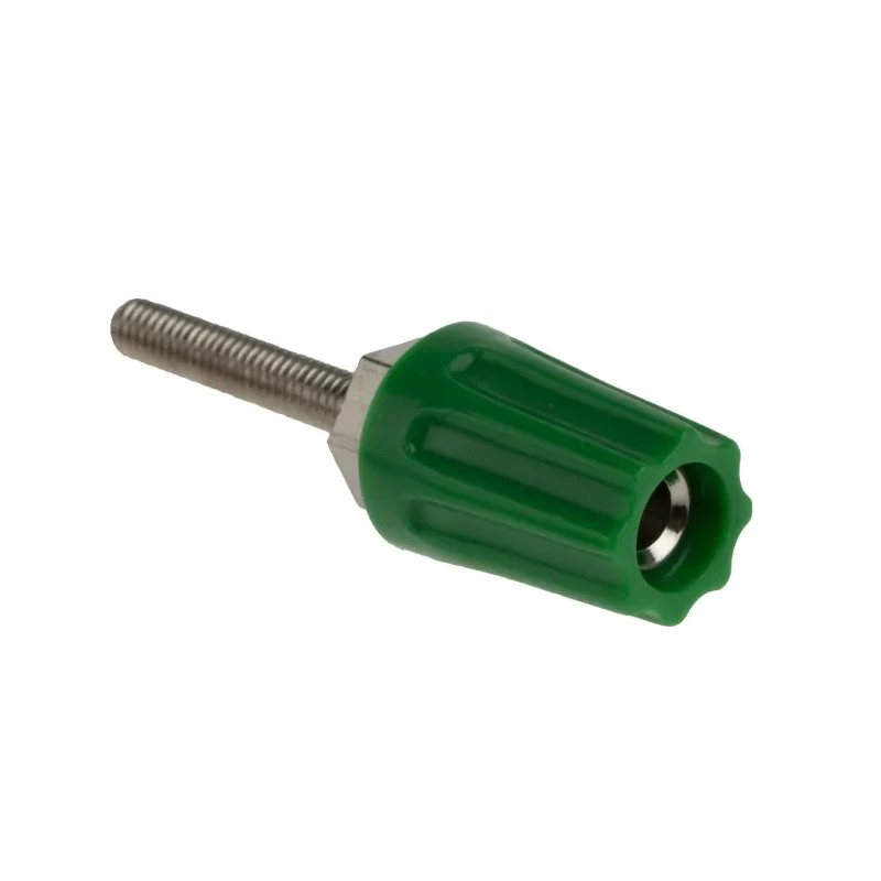 RS PRO Green 16A Binding Post with Brass Contacts and Nickel Plated 423-223
