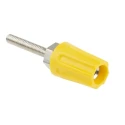 RS PRO Yellow 16A Binding Post with Brass Contacts and Nickel Plated 423-245