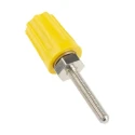 RS PRO Yellow 16A Binding Post with Brass Contacts and Nickel Plated 423-245