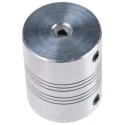 Ruland Aluminium Flexible Screw Style Coupler 25.4 mm OD 6 mm Bore 31.8 mm Length PSMR25-6-6-A