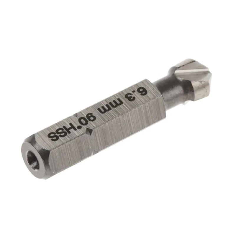 RS PRO High Speed Steel Drill Bit 6.3 mm Head Diameter 3 Flute 90 Degree Countersink 1 Piece 423-876
