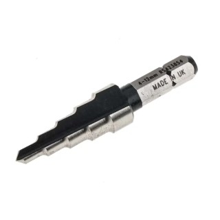 RS PRO HSS 4 to 12 mm Drill Bit, 55mm Overall Length, Hex Shank 7.15mm, Bright Finish 423-854