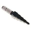 RS PRO HSS 4 to 12 mm Drill Bit, 55mm Overall Length, Hex Shank 7.15mm, Bright Finish 423-854