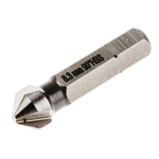 RS PRO High Speed Steel Drill Bit 8.3 mm Head Diameter 3 Flutes 90° Countersink Angle Model 423-872