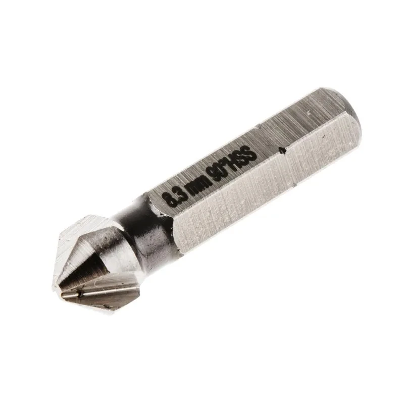 RS PRO High Speed Steel Drill Bit 8.3 mm Head Diameter 3 Flutes 90° Countersink Angle Model 423-872