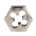 RS PRO 1.25 mm Pitch M8 mm High-Speed Steel Die Nut Thread Repair Tool 424-223