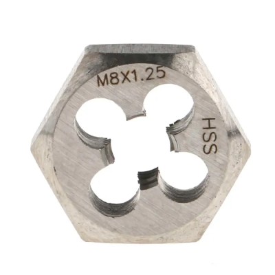 RS PRO 1.25 mm Pitch M8 mm High-Speed Steel Die Nut Thread Repair Tool 424-223
