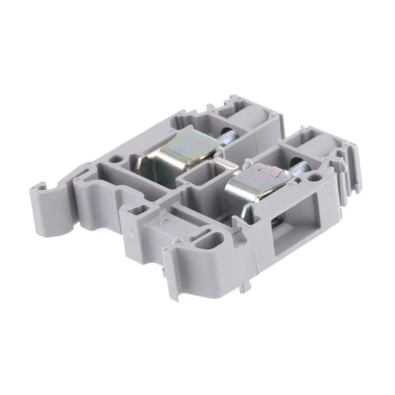 Entrelec SNA Series Grey 10mm² 1-Level DIN Rail Terminal Block with Screw Termination 1SNA115120R1700