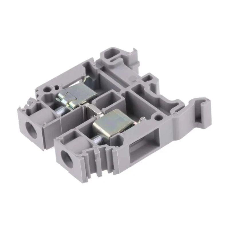 Entrelec SNA Series Grey 10mm² 1-Level DIN Rail Terminal Block with Screw Termination 1SNA115120R1700
