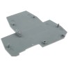 Entrelec FEM Series End Cover for Use with DIN Rail Terminal Blocks 1SNA118499R2300