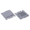 Entrelec SCF Series Grey Polyamide End Section for Use with Terminal Block 1SNA118707R0300