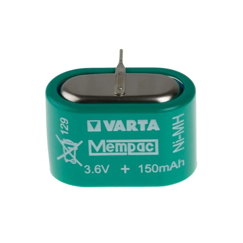 Varta 3.6 V Nickel Metal Hydride Button Rechargeable Battery 150mAh 55615603940