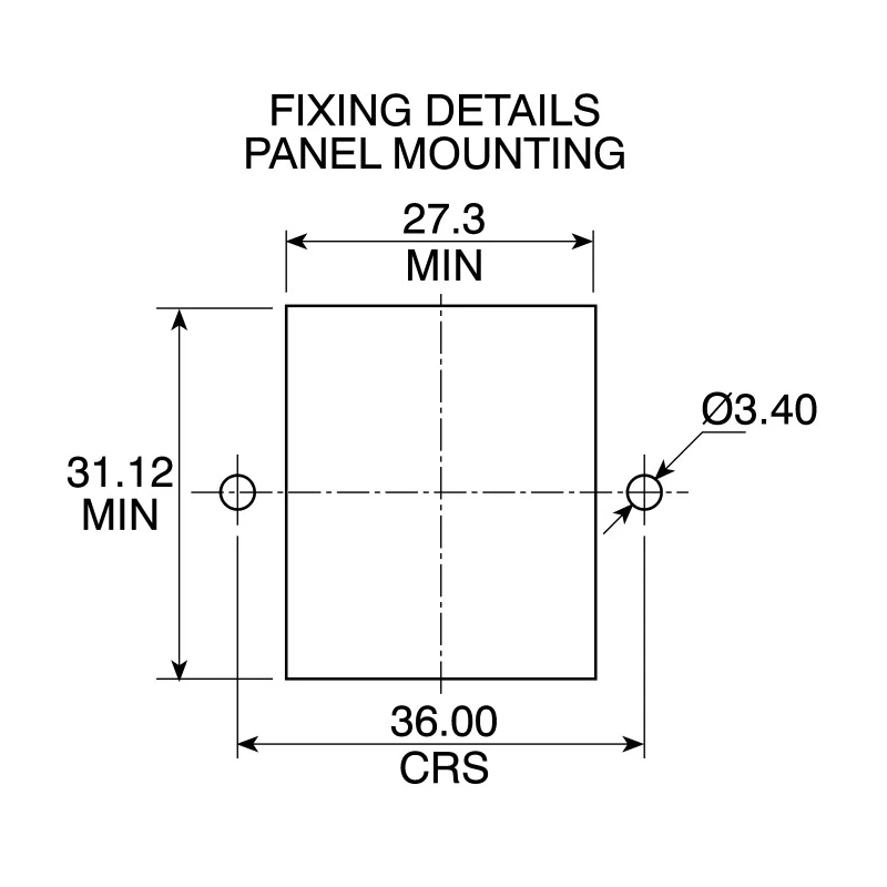 Bulgin C14 Straight Panel Mount IEC Connector, 250V, 10A, Fuse Size 5 x 20 mm PF0001/63
