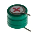Varta 3.6 V Nickel Metal Hydride Button Rechargeable Battery 16mAh 11.5mm Diameter PCB Pins 55602303013