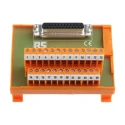 RS PRO 25-Contact Female Interface Module D-Sub Connector DIN Rail Mount 50V 1A 425-112