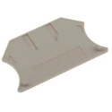 Weidmüller W Series Dark Beige Wemid End Cover for DIN Rail Terminal Blocks, ATEX Certified 1050000000